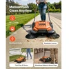 VEVOR Rankinis grindų šlavimo įrenginys, 650 mm šlavimo plotis, 18,9 l talpa, oranžinis