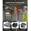 Koduva VEVOR rankinis svirtinis grandininis keltuvas, 6 t, 3 m, G80, su dvigubu spragtukiniu mechaniniu stabdžiu