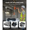 Koduva VEVOR rankinis svirtinis grandininis keltuvas, 1 t, 3 m, G80, su dvigubu pawl mechaniniu stabdžiu