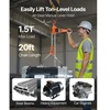 Koduva VEVOR rankinis svirtinis grandininis keltuvas, 1-1,5 t, 6 m, G80, su dvigubu mechaniniu stabdžiu