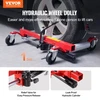 VEVOR Ratų dolly, 1500 lbs, 360° pasukami ratai