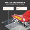 VEVOR Ratukų platforma automobiliams, plieninė, su stabdžiais, 4 vnt., raudona