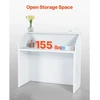 Koduva VEVOR recepcijos stalas, 1180 x 500 x 1115 mm, baltas