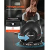 Koduva VEVOR reguliuojamas kettlebell, juodas, 7 svorio lygiai, K002-EU