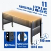 VEVOR Reguliuojamo aukščio darbo stalas, 122 x 61 cm, 79–104 cm, 720 kg, su rozetėmis
