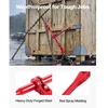 VEVOR Reketiniai grandinės įtempikliai 9215 lbs 3/8"–1/2", 2 vnt., raudoni