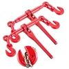 VEVOR Reketiniai grandinės įtempikliai 9215 lbs 3/8"–1/2", 2 vnt., raudoni