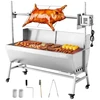 VEVOR Rotacinis grilis, 38 W, 60 kg, su ratukais ir 4 aukščio lygiais