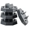 VEVOR RV lyginimo atramų pagalvėlės, guminės priekabos kėliklio pagalvėlės, 4 vnt., 20 x 20 x 8 cm