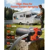VEVOR RV vandens siurblys, 12 V DC, 5 GPM (18,9 l/min), 4 kamerų savaiminio įsiurbimo membraninis, 70 PSI