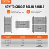 VEVOR Saulės panelių montavimo laikikliai, 2 rinkiniai, 45 col., reguliuojamas 0–90° pasvirimas