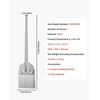 Koduva VEVOR SDS Max grindų grandiklis, 630 x 150 mm kaltas, SDS Max kotas
