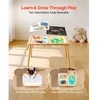 VEVOR Sensory table vaikams su 2 kėdutėmis, medinis, 81,5 x 60 x 50,5 cm, G16SKU3
