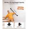 Koduva VEVOR sieninis laiptų turėklas, 1215 mm, juodas, anglinis plienas, 113 kg, 2 dalys