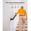 Koduva VEVOR sieninis laiptų turėklas, 910 mm, juodas, 2 sekcijų