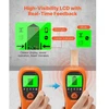 VEVOR Sieninis taškiklių ieškiklis, 5 viename, elektroninis su LCD ekranu ir garso signalu, oranžinis