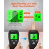 VEVOR Sienų detektorius „Stud Finder“ 5 viename, elektroninis taškiklių ieškiklis su išmaniuoju jutikliu, LCD ekranu ir garso signalu, juodas
