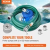 Koduva VEVOR siurbimo žarnų rinkinys vandens siurbliui, 51 mm (2 col.) x 15,2 m ir 6,1 m, su plieniniu filtru