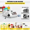 VEVOR Skysčių pildymo mašina GFK-160, 5–3500 ml, LCD ekranas, skaitmeninis valdymas