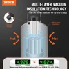 Koduva VEVOR skysto azoto talpa, 3 l, su 6 kanistrais ir nešiojamu krepšiu