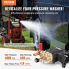 VEVOR Slėginio plovimo siurblio pumpa, horizontali triplex stūmoklinė, 25,4 mm velenas, 276 bar, 15 l/min, su 5 purkštukais