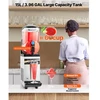 VEVOR Slush machine X-150, 15 l, juoda, nerūdijantis plienas