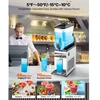 VEVOR Slush machine X-150, 15 l, juoda, nerūdijantis plienas