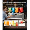 VEVOR Slush machine X-480, 12 l x 4, 1650 W, skaidri