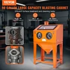 Koduva VEVOR smėliavimo kabinetas 90 gal / 340,7 l su 1,8 gal / 6,8 l dulkių surinkimo sistema