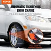 Koduva VEVOR sniego grandinės automobiliams, pikapams, SUV ir sunkvežimiams, mangano lydinio plienas, komplektas 2 vnt., sidabrinės
