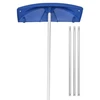 VEVOR Sniego stogo grėblys, 60 cm PP plastiko mentė, reguliuojamas 1,18–5,55 m