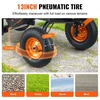 Koduva VEVOR sodo išverčiamas vežimėlis TC4273A, 1500 lbs / 680,4kg, 33 cm padangos