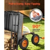 Koduva VEVOR sodo vežimėlis su išvertimo funkcija, 680 kg, 15 kub. pėdų, modelis TC4283