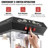 VEVOR Spragėsių aparatas, 850 W, 8 oz katilas, iki 48 puodelių per partiją, juodas