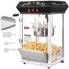 VEVOR Spragėsių aparatas, 850 W, 8 oz katilas, iki 48 puodelių per partiją, juodas