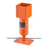 Koduva VEVOR sraigtinis atraminis stulpas 4" x 4", 13,2"–18,7", reguliuojamas