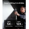 Koduva VEVOR stacionarus beorinis dažų purkštuvas, 650 W, 3000 PSI, su vežimėliu