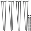 Koduva VEVOR stalo kojos, juodos, 4 vnt., 55,9 cm