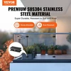 VEVOR Stiklo spaustukas, 4 vnt., nerūdijančio plieno, 8–12 mm stiklui