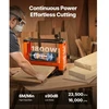 VEVOR Storio oblius, 330 mm, 1800W, 23500 RPM, dviejų peilių, su apsauga nuo perkrovos