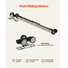 Koduva VEVOR stumdomos durys su matinio stiklo intarpais, 915 x 2035 mm, baltos