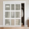 Koduva VEVOR stumdomos spintos durys BL5-72, baltos, 1829 x 2032 mm