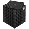 VEVOR Sujungiamas drenažo kilimėlis, 12 x 12 col., modulinis, 24 vnt., juodas, PP