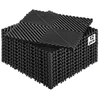 VEVOR Sujungiami drenažo kilimėliai, 12 vnt., 12 x 12 col., juodi