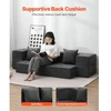 Koduva VEVOR sulankstoma sofa-lova, tamsiai pilka, Twin, ZDSFD-5
