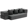 Koduva VEVOR sulankstoma sofa-lova, tamsiai pilka, Twin, ZDSFD-5