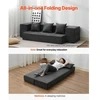 Koduva VEVOR sulankstoma sofa-lova, tamsiai pilka, Twin, ZDSFD-5