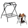 Koduva VEVOR sulankstomas balno stovas, 2 vnt., 28 x 19 x 37,5 in, juodas