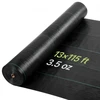 Koduva VEVOR sunki weed barrier audinys, 13 x 115 ft, 3,5 oz, juodas