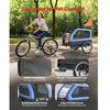 VEVOR Šunų dviračio priekaba 2-in-1, iki 40 kg, vežimėlis ir dviračio transporteris